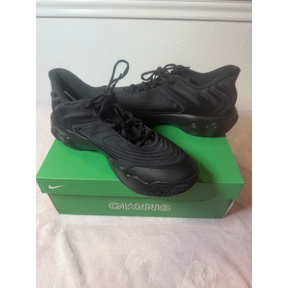 Nike Giannis Immortality‎ 3 Triple Black Basketball Shoes Mens 11.5